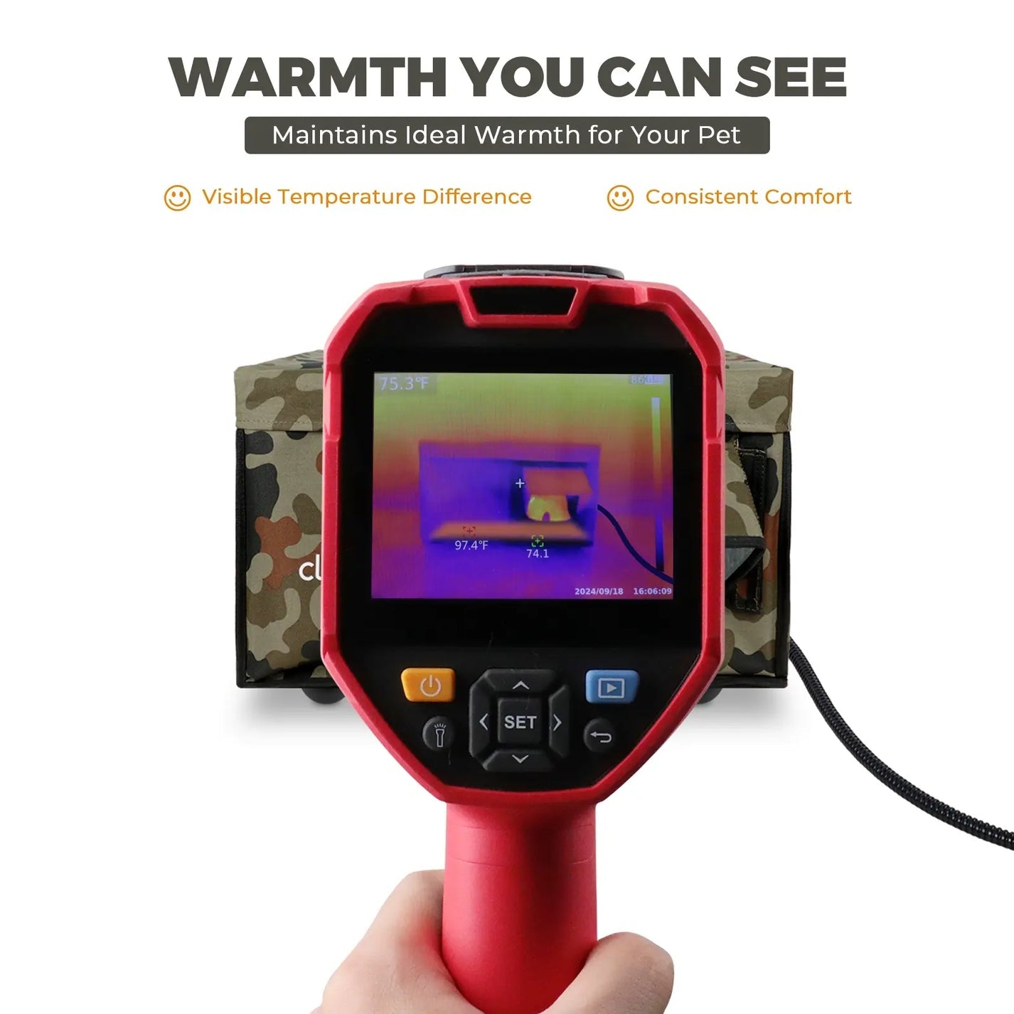 2024 Portable Heated Cat House - Medium