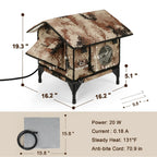 2025 Solo Roof Heated Cat House