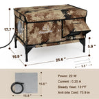 2025 Tall Classic Box Heated Cat House – Large