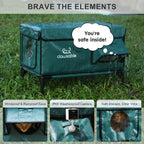 2025 Tall Classic Box Heated Cat House With Camera – Large